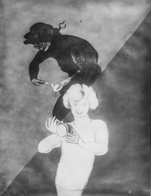 Photo d'esquisse publicitaire : Boite à cirage