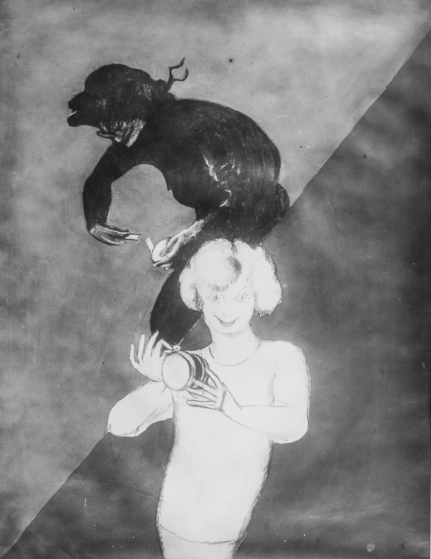 Photo d'esquisse publicitaire : Boite à cirage