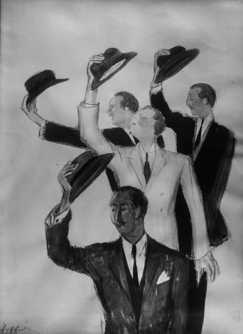 Photo d'esquisse publicitaire : Borsalino