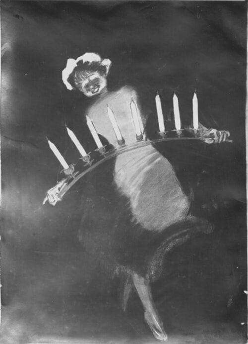 Photo d'esquisse publicitaire : Bougies