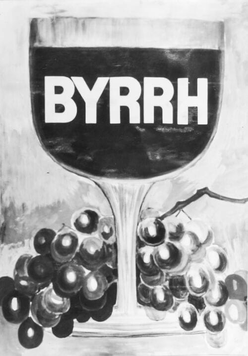 Photo d'esquisse publicitaire : Byrrh