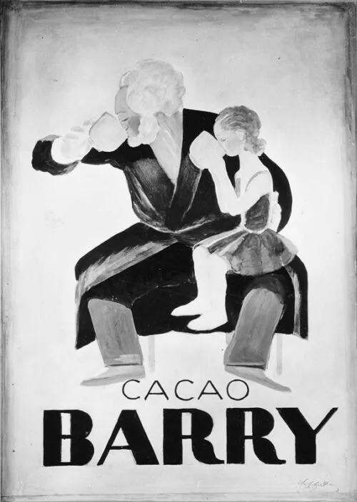 Advertising sketch photo: Cacao Barry