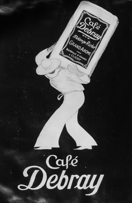 Photo d'esquisse publicitaire : Café Debray