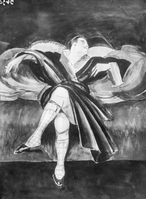 Photo d'esquisse publicitaire : Chaussettes