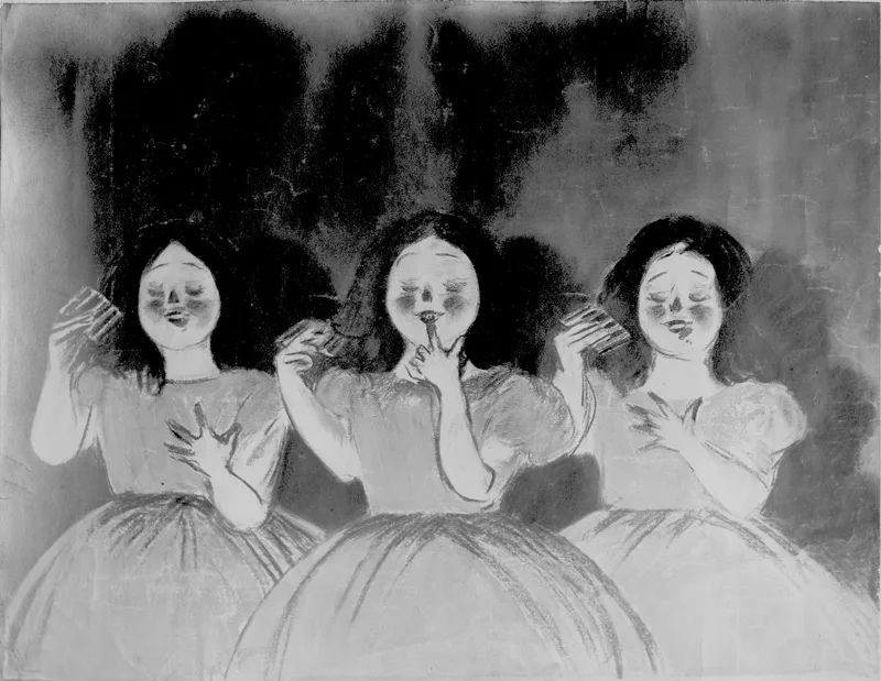 Advertising sketch photo: Chocolate