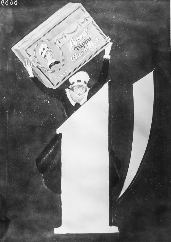 Photo d'esquisse publicitaire : Chocolats Lyons'