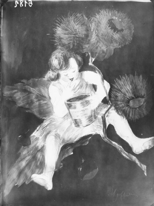 Photo d'esquisse publicitaire : Confiture de marrons