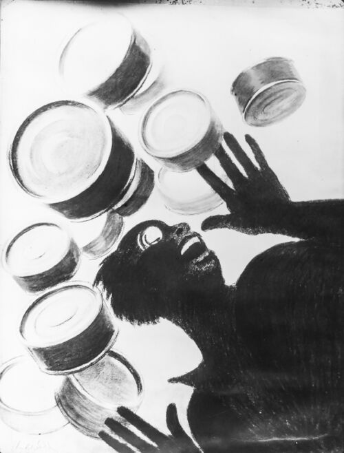 Photo d'esquisse publicitaire : Conserves