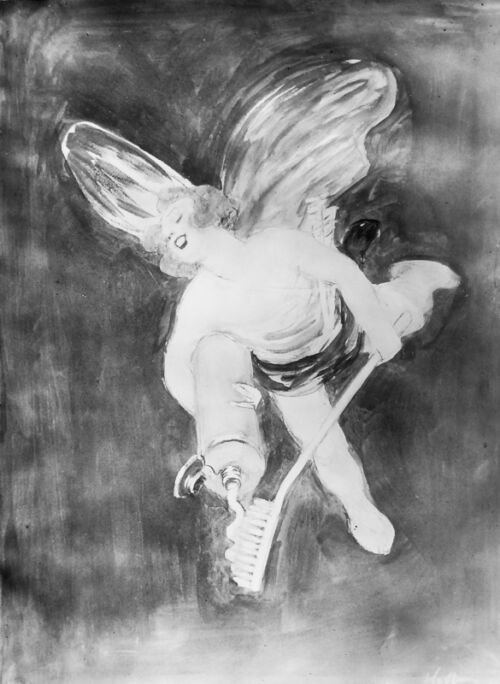 Photo d'esquisse publicitaire : Dentifrice