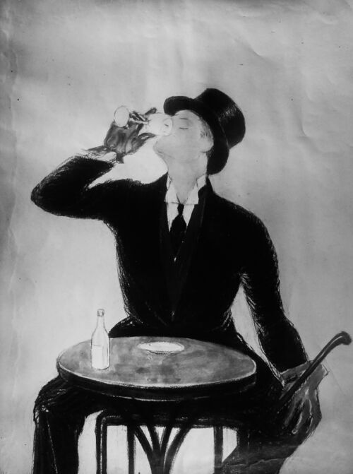 Photo d'esquisse publicitaire : Eau minérale