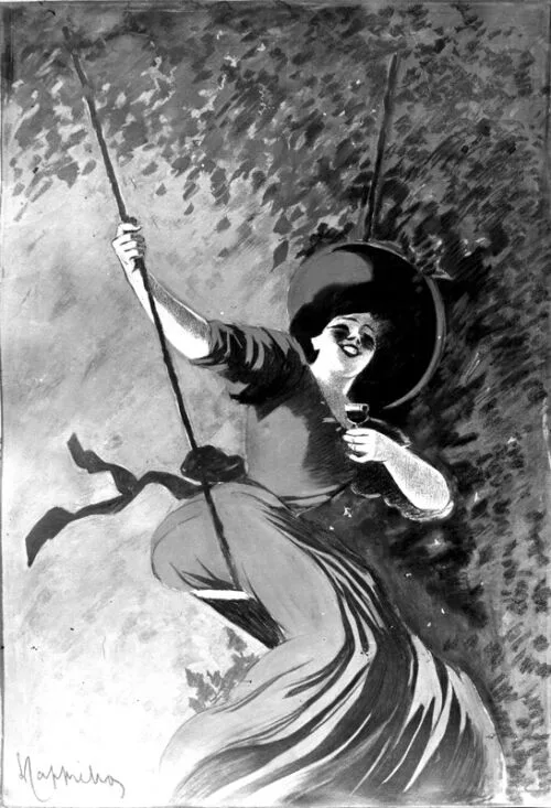 Photo d'esquisse publicitaire : Escarpolette