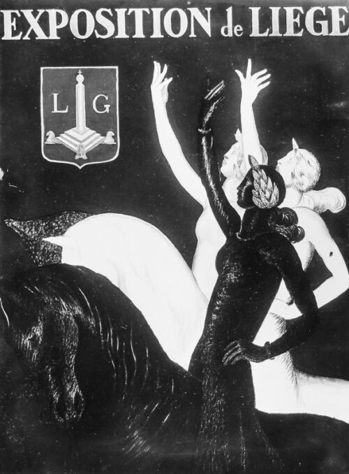Photo d'esquisse publicitaire : Exposition de Liège