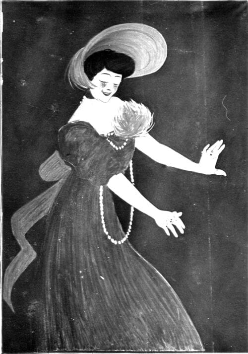 Photo d'esquisse publicitaire : Femme aux bijoux