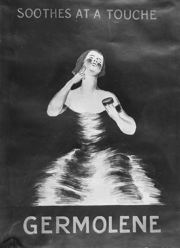 Photo d'esquisse publicitaire : Germolene