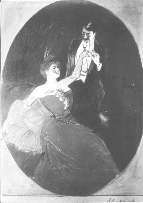 Photo d'esquisse publicitaire : Liqueur