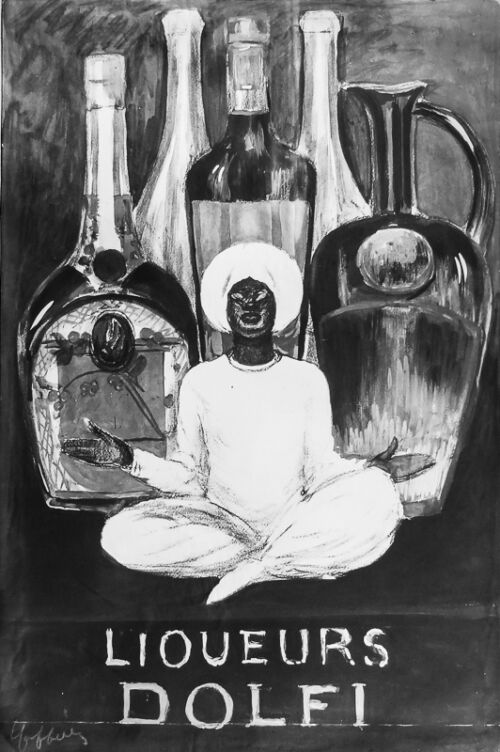 Photo d'esquisse publicitaire : Liqueurs Dolfi