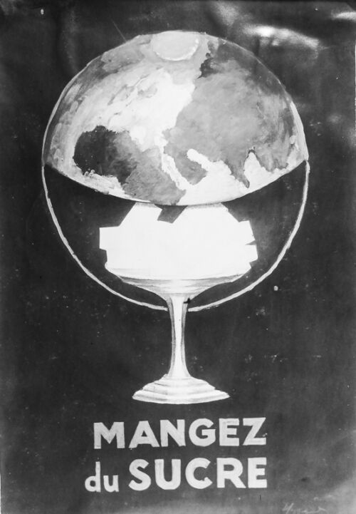 Photo d'esquisse publicitaire : Mangez du sucre