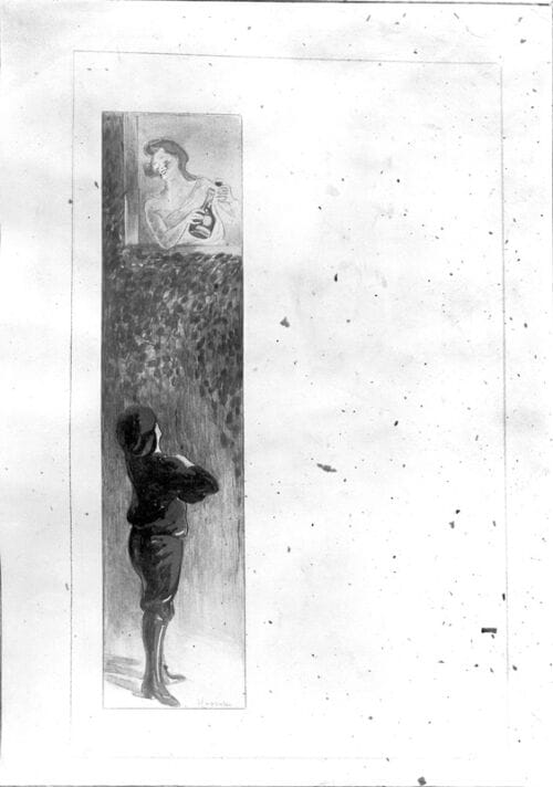 Photo d'esquisse publicitaire : Menu Bénédictine