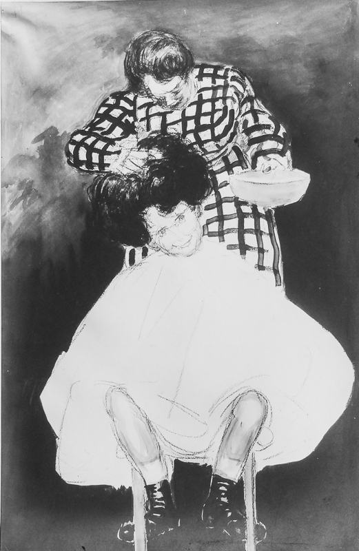 Advertising sketch photo: Milanaise (La)