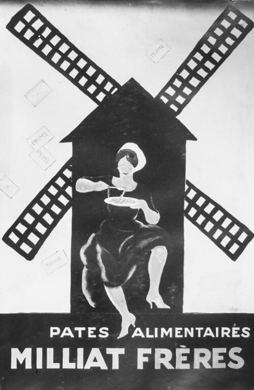 Photo d'esquisse publicitaire : Milliat Frères