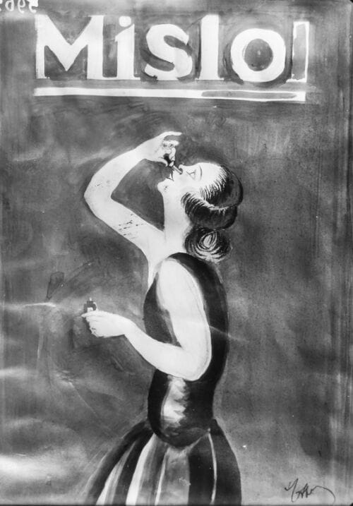 Photo d'esquisse publicitaire : Mistol