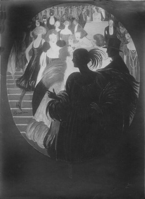 Photo d'esquisse publicitaire : Music-hall