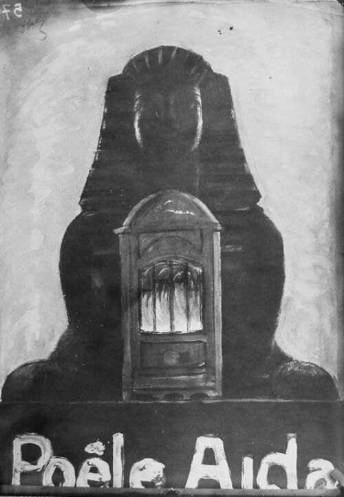 Photo d'esquisse publicitaire : Poële Aîda