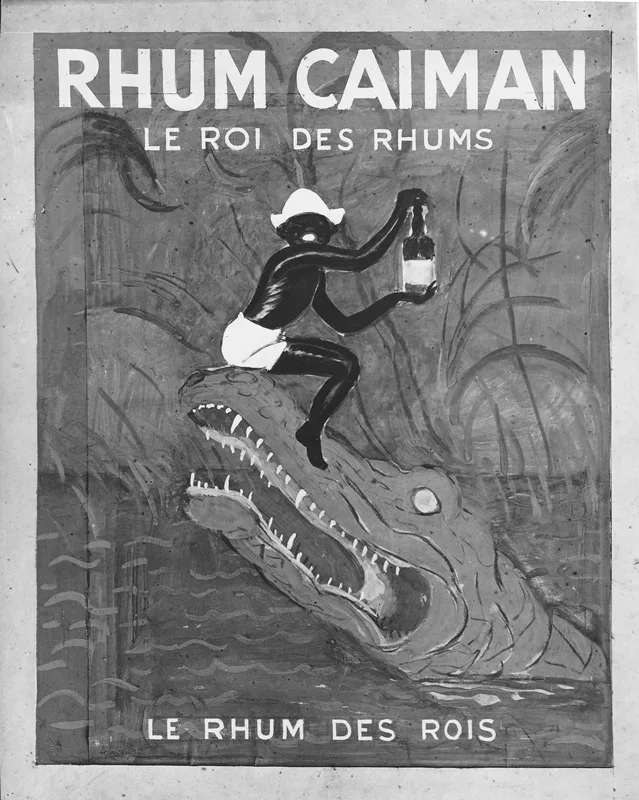 Photo d'esquisse publicitaire : Rhum Caïman