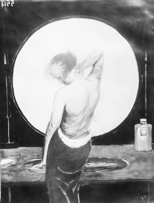 Photo d'esquisse publicitaire : Savon et parfum