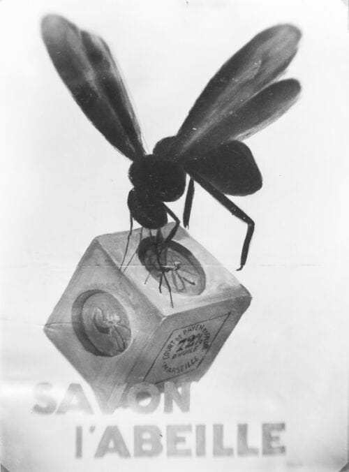 Photo d'esquisse publicitaire : Savon L'Abeille