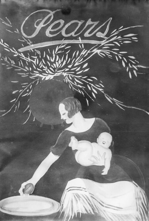 Photo d'esquisse publicitaire : Savon Pears