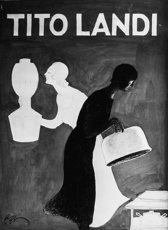 Advertising sketch photo: Tito Landi