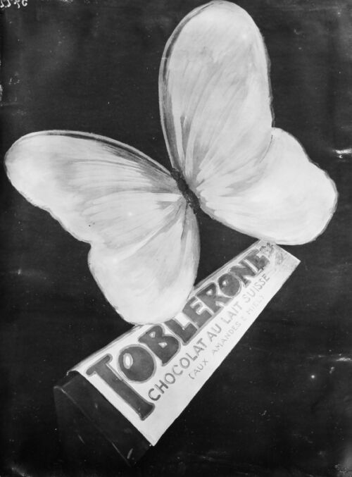 Photo d'esquisse publicitaire : Toblerone