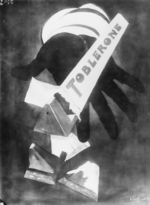 Photo d'esquisse publicitaire : Toblerone