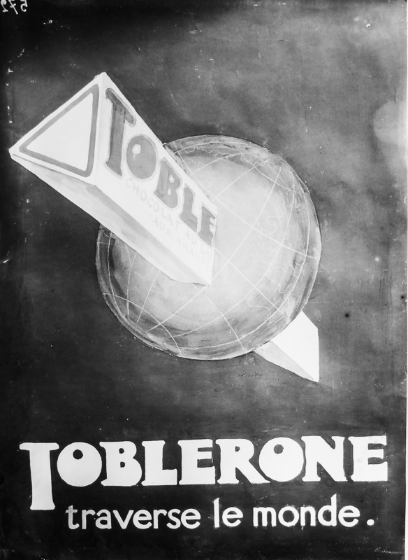 Photo d'esquisse publicitaire : Toblerone