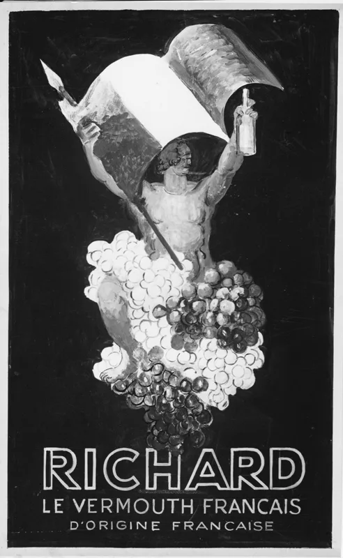 Photo d'esquisse publicitaire : Vermouth Richard