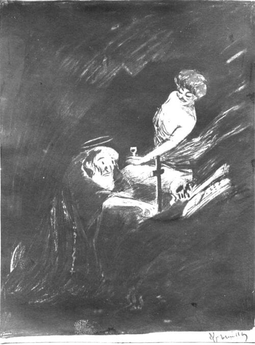 Photo d'esquisse publicitaire : Verre de la tentation