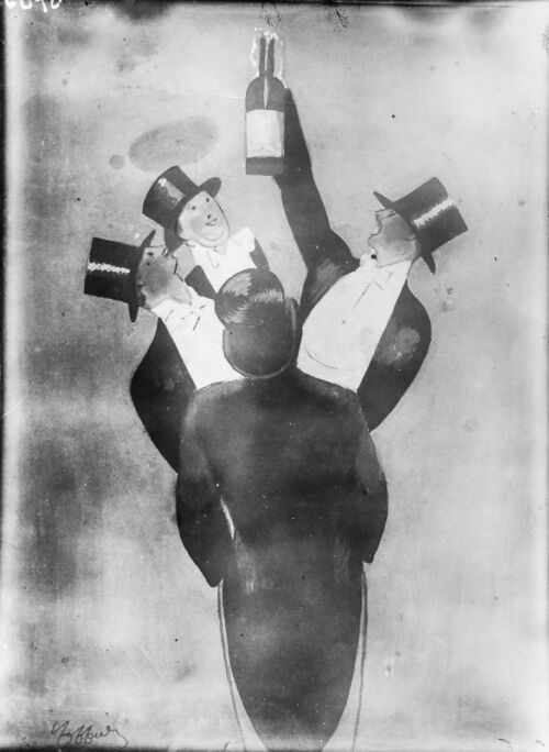 Photo d'esquisse publicitaire : Vins fins