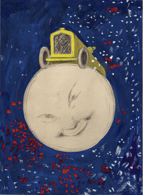 Photo peinte publicitaire : Auto