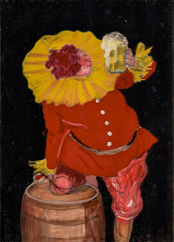 Photo peinte publicitaire : Bière