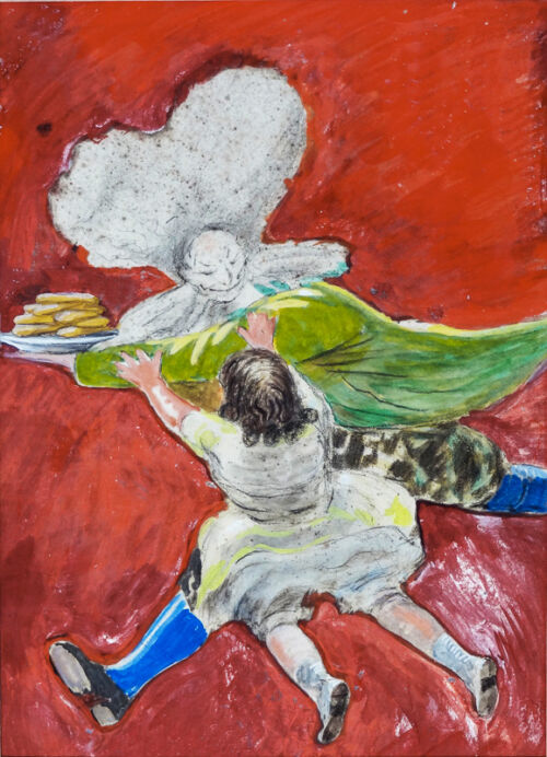 Photo peinte publicitaire : Biscuits