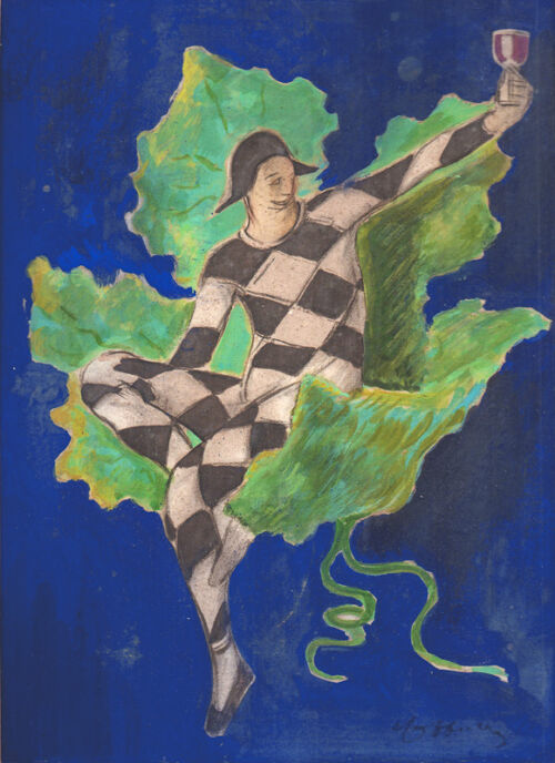 Photo peinte publicitaire : Chianti