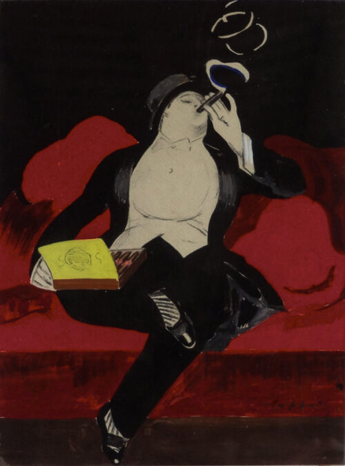 Photo peinte publicitaire : Cigares Kosmos