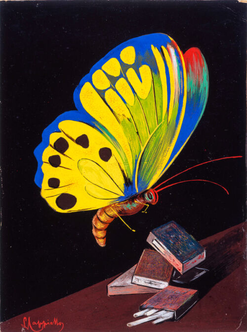 Photo peinte publicitaire : Cigarettes