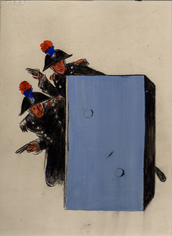 Advertising sketch: Safe