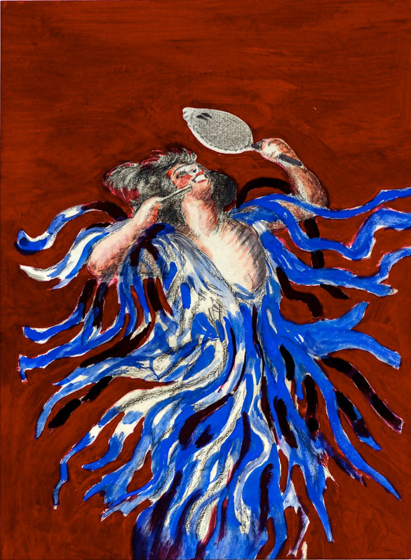 Advertising painted photo: Toothpaste