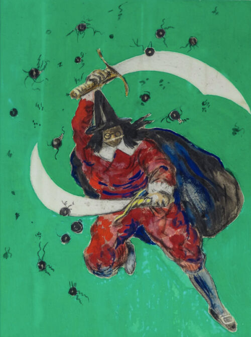 Photo peinte publicitaire : Désinfection générale