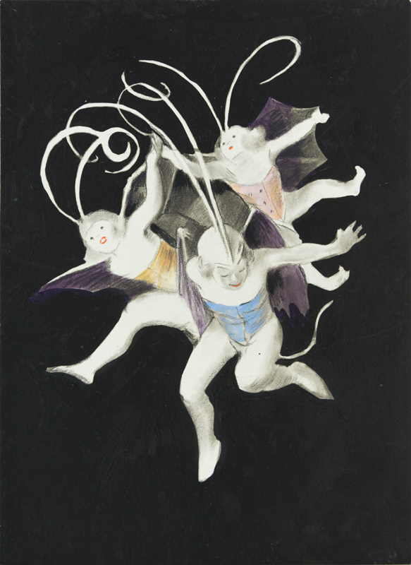 Photo peinte publicitaire : Diables Blancs