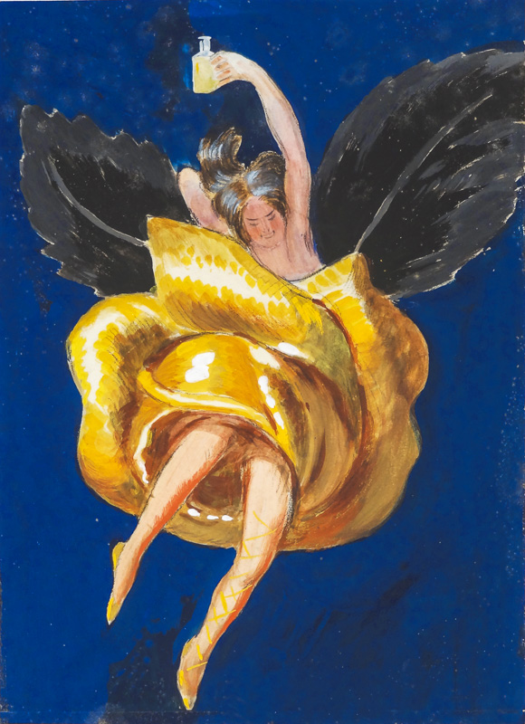 Photo peinte publicitaire : Femme dans une rose