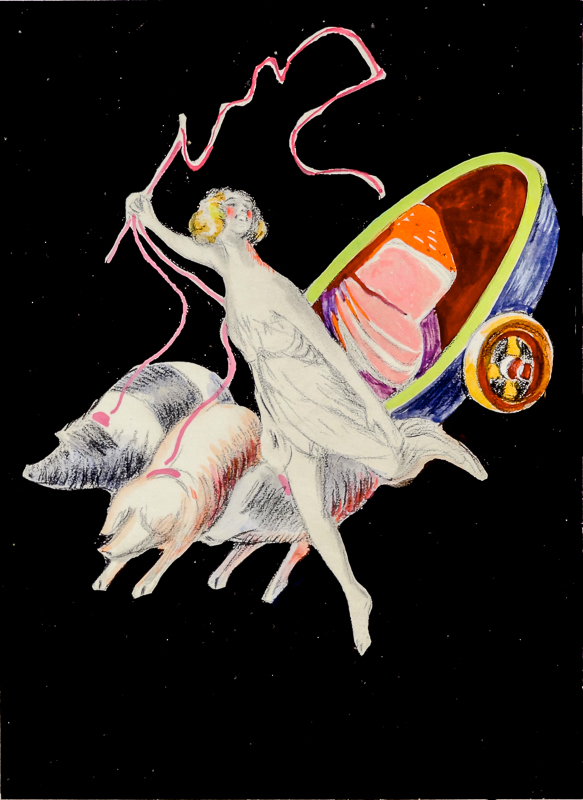 Photo peinte publicitaire : Jambon